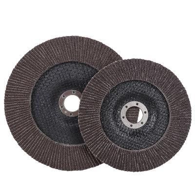 6inch 150mm Calcined Aluminum Oxide Flap Disc Wheel for Stainless Gringding