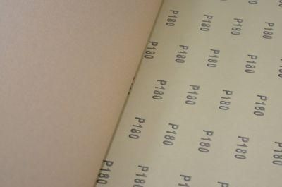 B376 New Product Latex Sanding Paper Special Treated White Aluminum Oxide