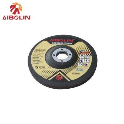 100*6*16mm 4 Inch Flap Disc Depressed Center Surface Grinding Wheel
