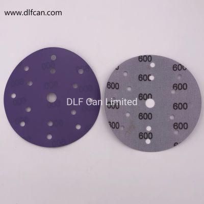 High Quality 6 Inch Purple Sanding Disc P600