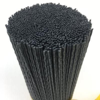 PA612 Polyamide Nylon PA612 N612 Silicon Carbide Sic Round Wavy Crimped Abrasive Filaments for Textile Industry Sueding Brush