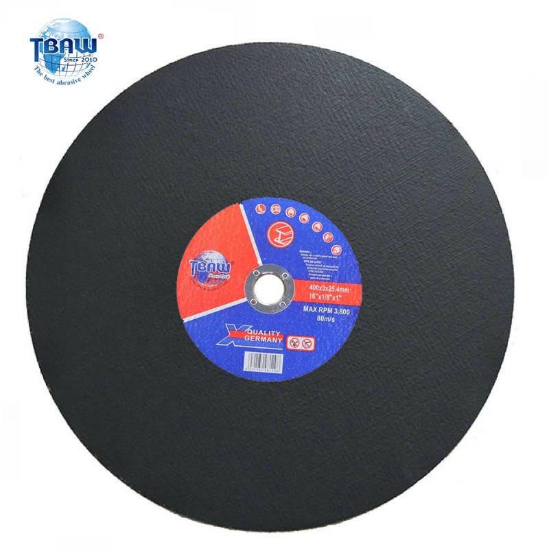 China Disco De Corte Grande 16 Inch 80m/S 405*3.2*25.4mm Stainless Steel Multipurpose Abrasive Cutting Disc