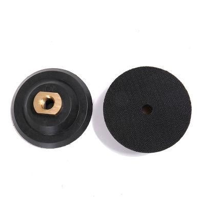 Flexible Marble Polishing Pads Backer Diameter 4&quot; Rubber Backer Pad