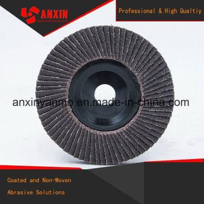 100*15mm Fiberglass Backing Flap Disc for Japaness Market Aluminium Oxide Abraisve