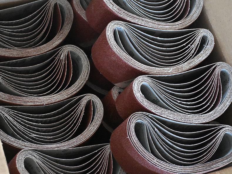 Sanding Belt Metal Sand Grit 40 60 80 120 Abrasive Sandpaper Belts for Polishing Made in China