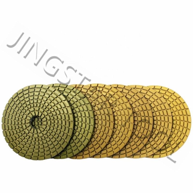 4" 100mm Marble Floor Polishing Pads for Wet Use Flexible Polishing Pad