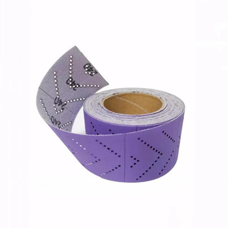 3m Buffs Cubitron Hook-Loop Abrasive Tools Sanding Paper Cloth Belt Roll 737u Purple Abrasive Belt