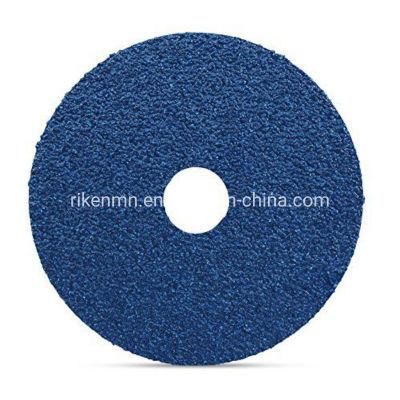 5&quot;/7&quot;/8&quot; Blue Center Hole Sanding Disc Fiber Disc for Grinding