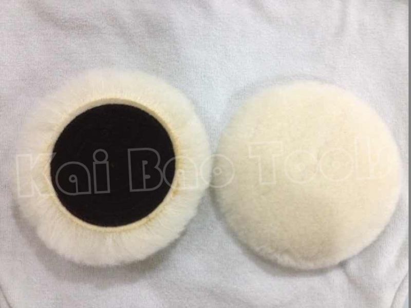 200mm Double Sided Fleece Wool Pad for Car Polishing