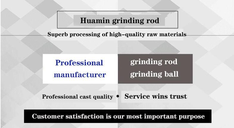 Dia: 30-120mm Grinding Steel Rods for Grinding Steel Ball