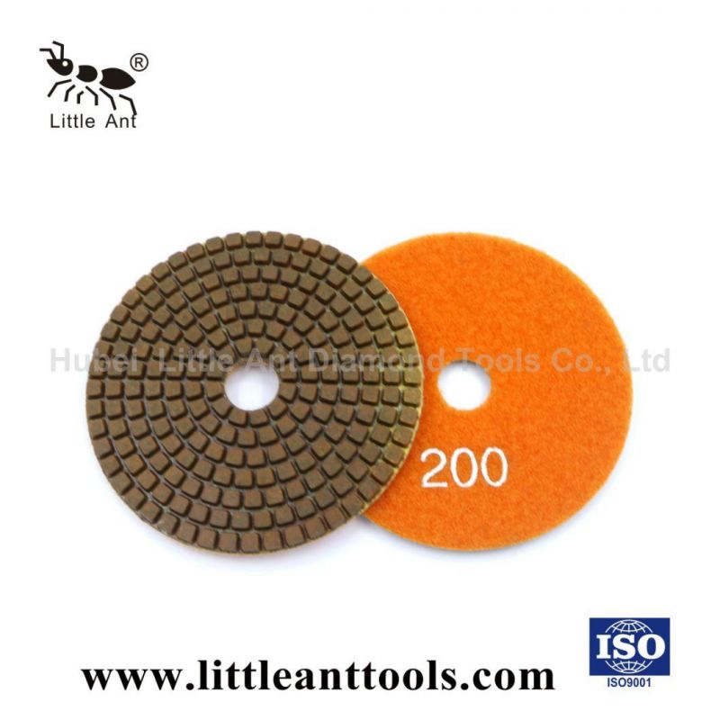 4 Inch Wet Polishing Pad for Marble Floor Polishing