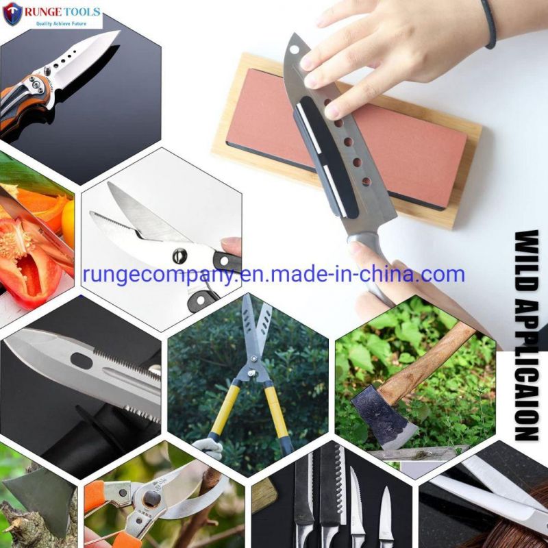 Sharpening Stone Set 2 Side Grit 400/1000 Kitchen Knife Sharpener Stone Wet Stones Whetstone for Sharping Knives Kit