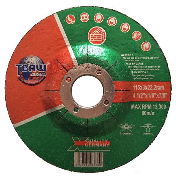 Abrasive Cutting Wheel Depressed Center Grinding Wheel for Stone 4.5inch