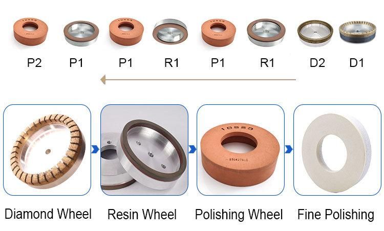 Metal Wheel Sintered Round Edge Glass Diamond Grinding Wheel