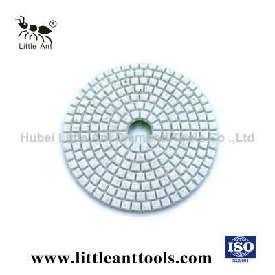 White Wet Polishing Pad for Floor, Stone, Good Gloss