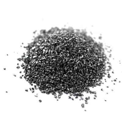 Black Silicon Carbide (SiC) Macro Grit F46 Silicon Carbide Powder Produced by Silica Sand, Carbon Petroleum Coke