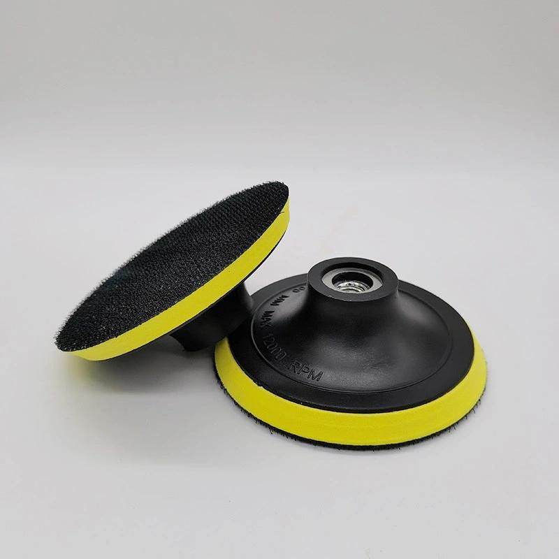 5" Backing Plate Polishing Buffing Pad Backer Plastic Backer Pads for Grinder Machine and Polish Pads Holder