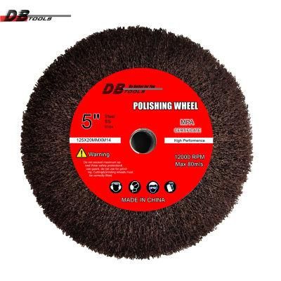 5&quot; 125mm Interleaved Wheel Non Woven Wheel Disc Arbor Wheel for Stainless Steel