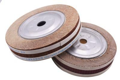 OEM China Manufacture Making 100-350mm Aluminium Oxide Flap Wheel for Grinding Metal