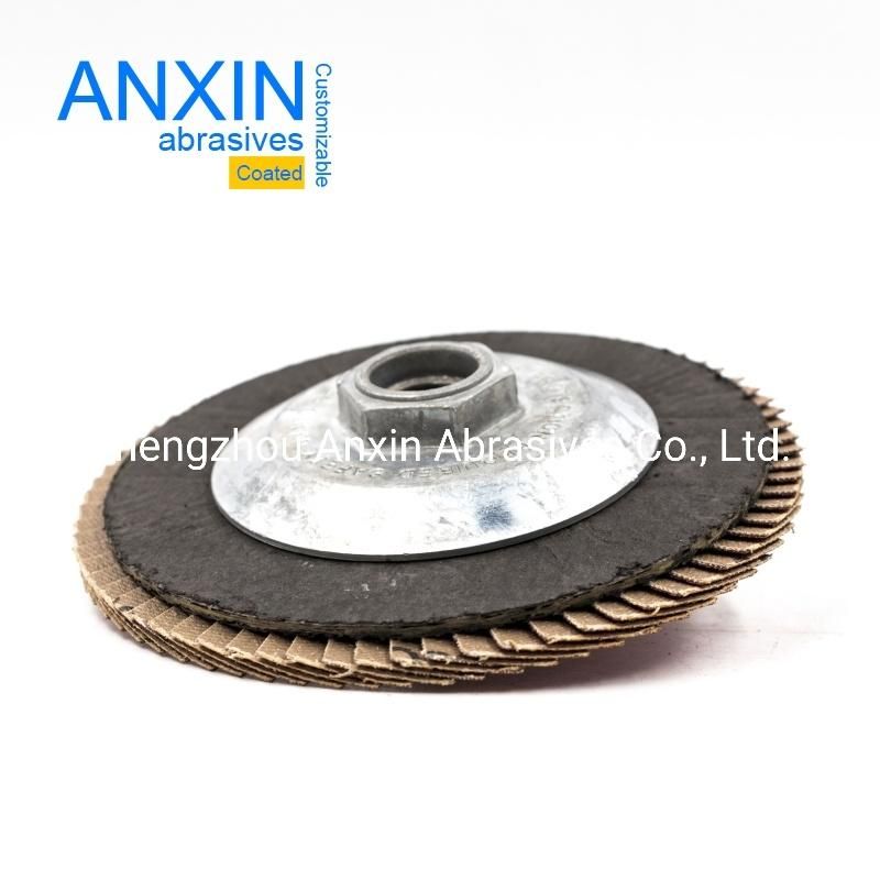 Ceramic Flap Disc with Metal Hub