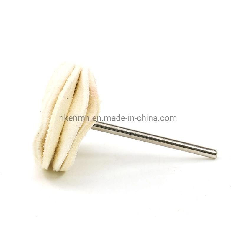 Wool Felt Wire Drawing Grinding Wheel Buffing Drum Flap Wheel Mirror Burnishing Polishing Brush