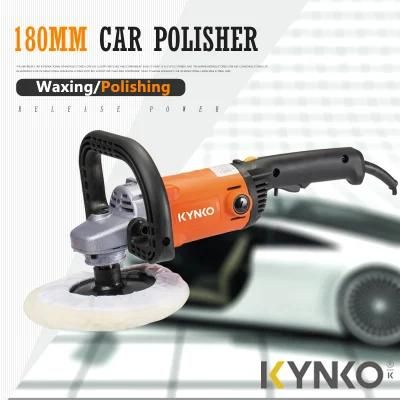 180mm/7 Inch 1400W Kynko Electric Power Tools Car Waxing Polisher with Variable Speed