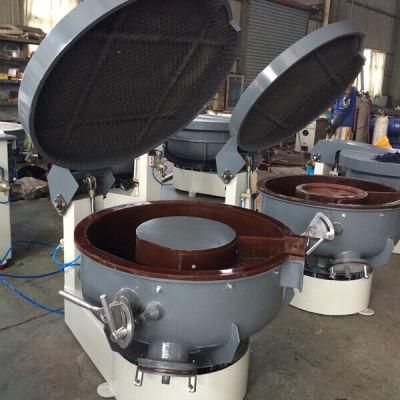 Surface Roughness Reducing Ra Slicking Polishing Vibratory Finishing Machines Noise Lid