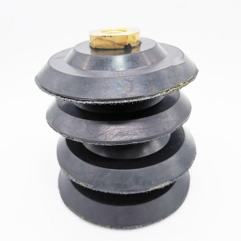 Durable Abrasive Flexible Polishing Pad 4 Inch 100mm Rubber Backer Pad M10 M14 M16 5/8-11 Connector