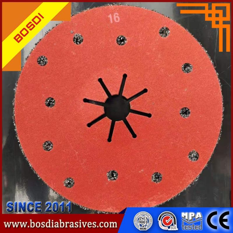 1 Fiber Disc/Abrasive Sanding Disc/Fiber Paper/Flexible Fiber Disc/Coated Disc/for Stainless Steel and Steel Grinding, Remove Rust etc, 3m/Saint-Gobain