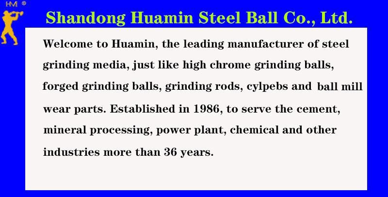 Low Chrome Forged Grinding Media Balls 125mm for Mining