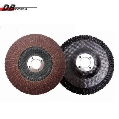 4 Inch Flap Disc 100mm Hole 16mm Hand Tools for Derusting Alumina Oxide T27 Flat Assorted