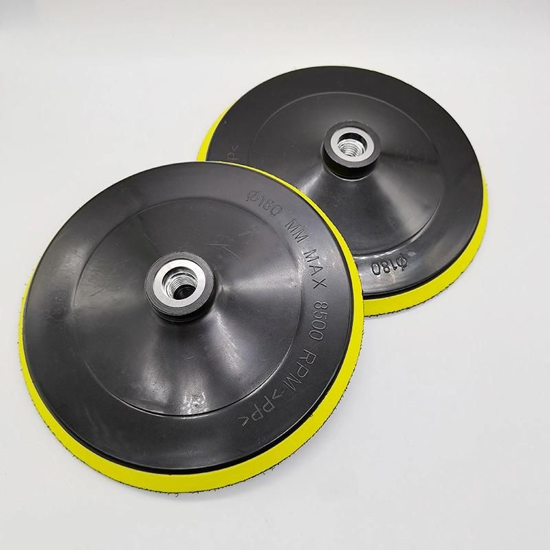 5" Backing Plate Polishing Buffing Pad Backer Plastic Backer Pads for Grinder Machine and Polish Pads Holder
