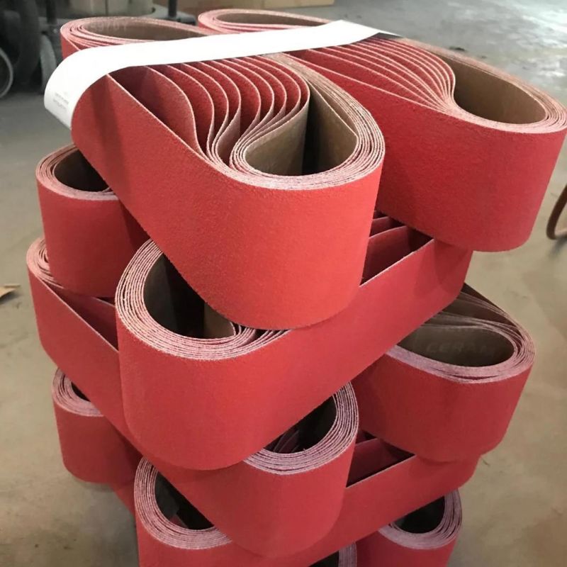 High Quality Wear-Resisting Abrasive Tool Ceramic Grain Sanding Belt for Grinding Stainless Steel and Metal