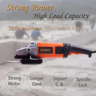 2800W Power Tools Angle Grinder for Stone Cutting