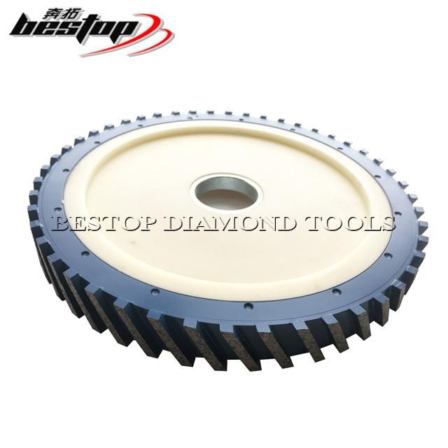 D350X40t Metal Body Diamond Calibrating Wheel for Granite and Marble Stone