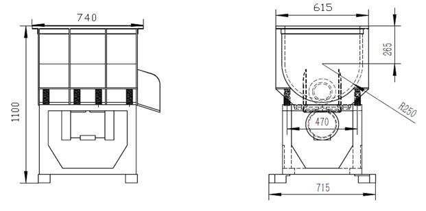 Customized Mini Size of Vibratory Deburring and Polishing Machine