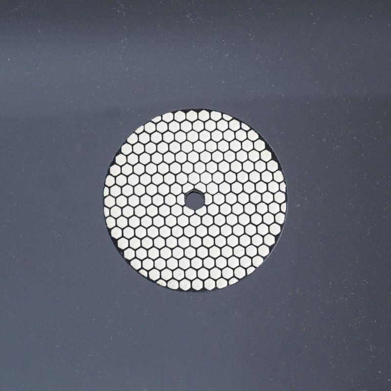 6" 7-Step Diamond Resin Bond Abrasive Tools Dry Polishing Pad for Granite/Marble