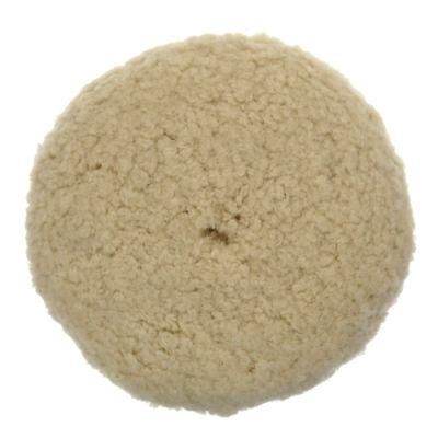 7 Inch Double Side Wool Polishing Pad Buffing Pad with 5/8&quot; Bolt 4-Ply 100% Wool