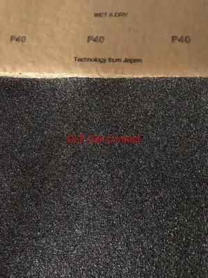 P40 Sand Paper Waterproof Paper Sheet Grit 40