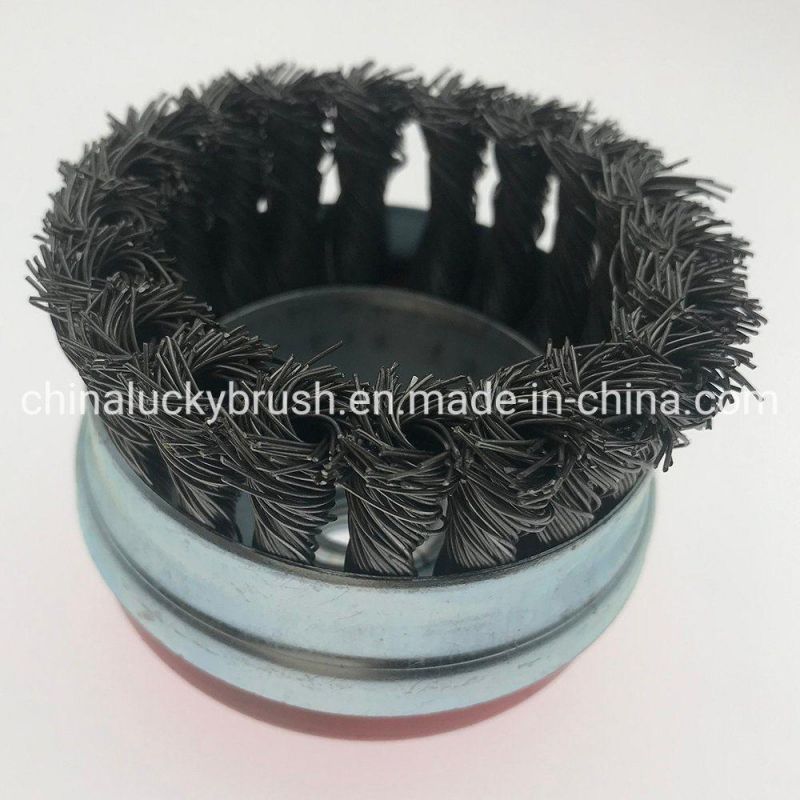 M14X2 Heavy Duty Crimped Wire Cup Brush (YY-938)