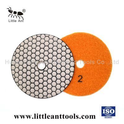 4 Inch Diamond Dry Flexible Polishing Pads