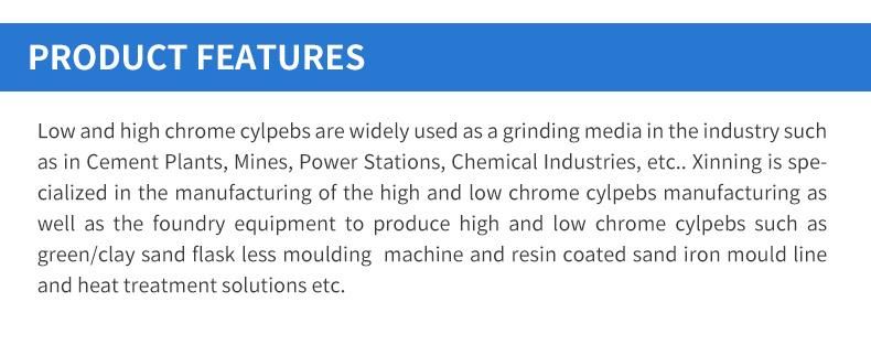 Steel Casting Grinding Media Cylpebs