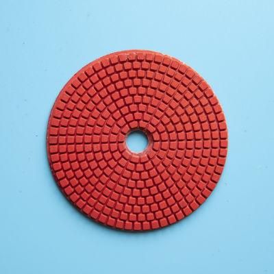 Qifeng Power Tool 80mm Diamond Wet Resin Bond Polishing Pads/Grinding Pads for Granite/Quartz/Marble