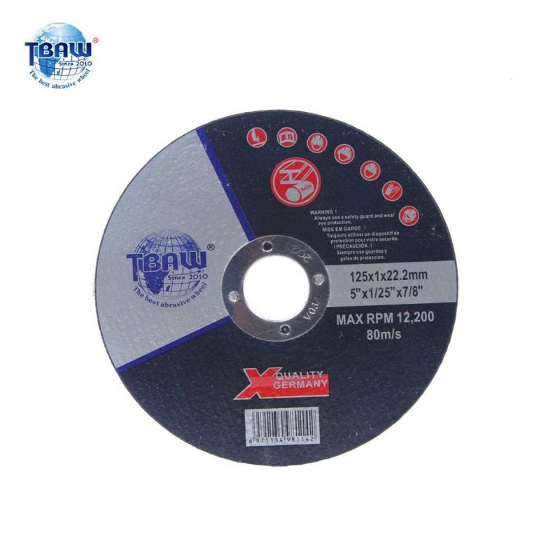 125mm Stainless Steel Abrasive Cutting Disc for Inox Industry China Disco De Corte