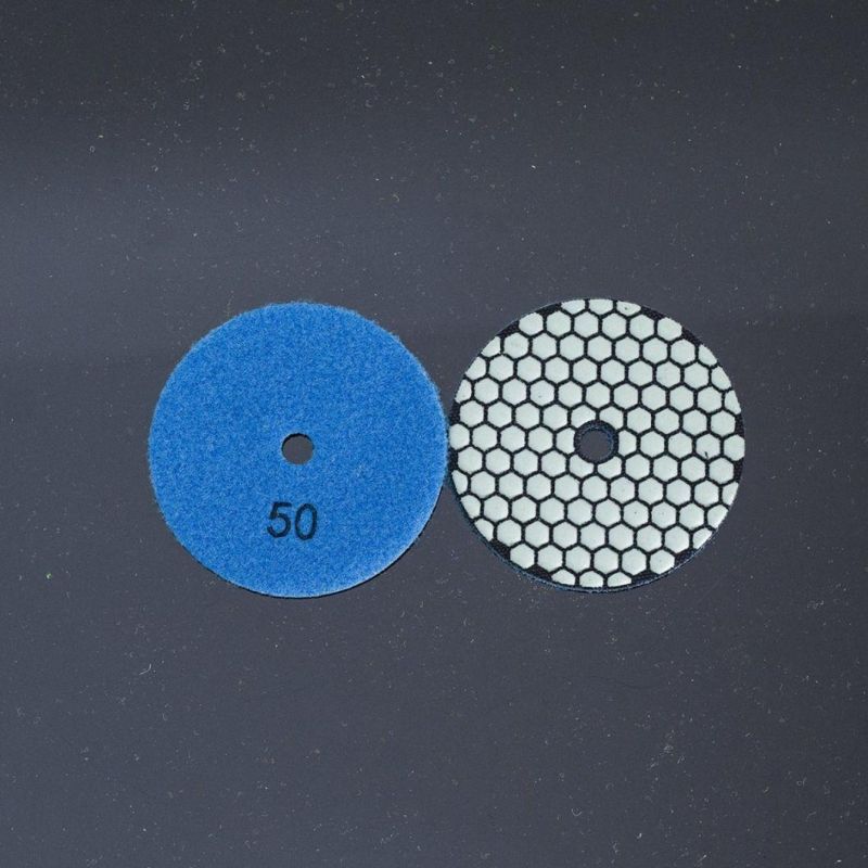 Qifeng 6" 150mm Dry Use Abrasive Resin Diamond Polishing Tool Pad for Granite/Marble