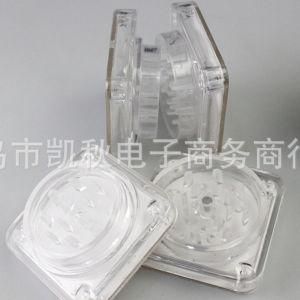 Acrylic Plastic Smoke Herb Tobacco Grinder Hand Crusher