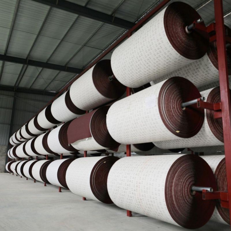 White Abrasive Jumbo Roll Sandpaper Roll Factory in China