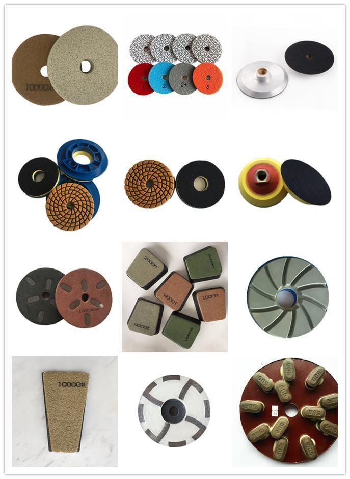 Professional Wet 3 Step Diamond Polishing Pads for Granite