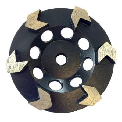Polishing Concrete Diamond Arrow Segment Grinding Cup Wheels