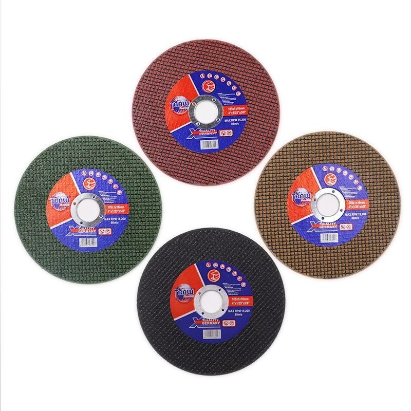 105mm 107mm 4inch Single/Double Net Green Sharp Abrasive Cutting Disc for Metal
